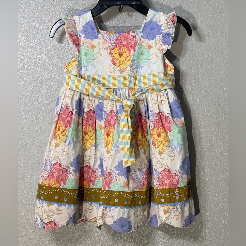 Matilda Jane Hello Lovely Field of Fireflies Dress - Size 4